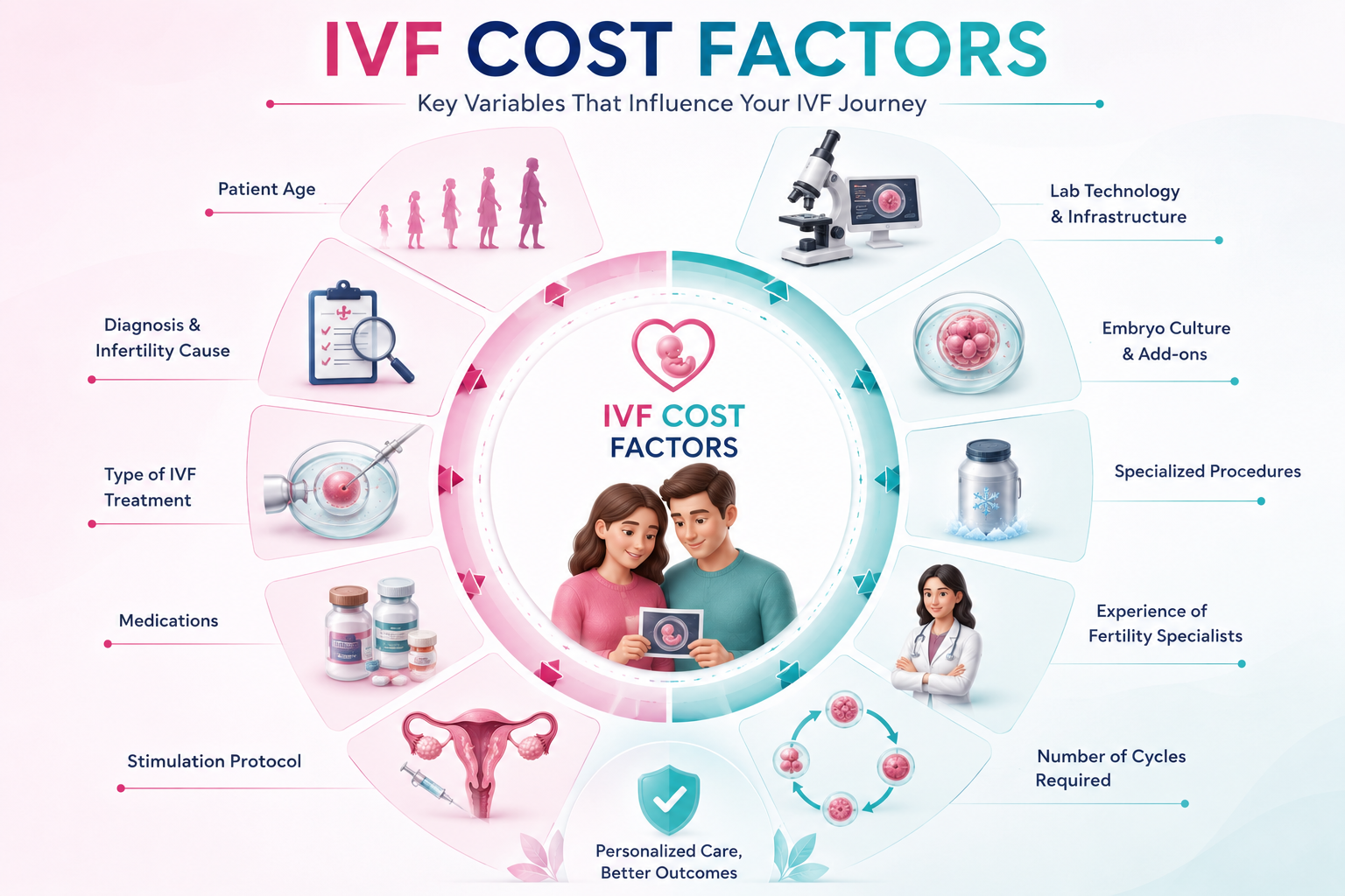 factors deciding IVF cost in Ahmedabad - Test Tube Baby Packages